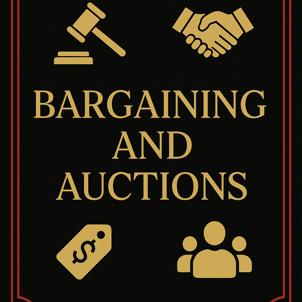 Bargaining and Auctions